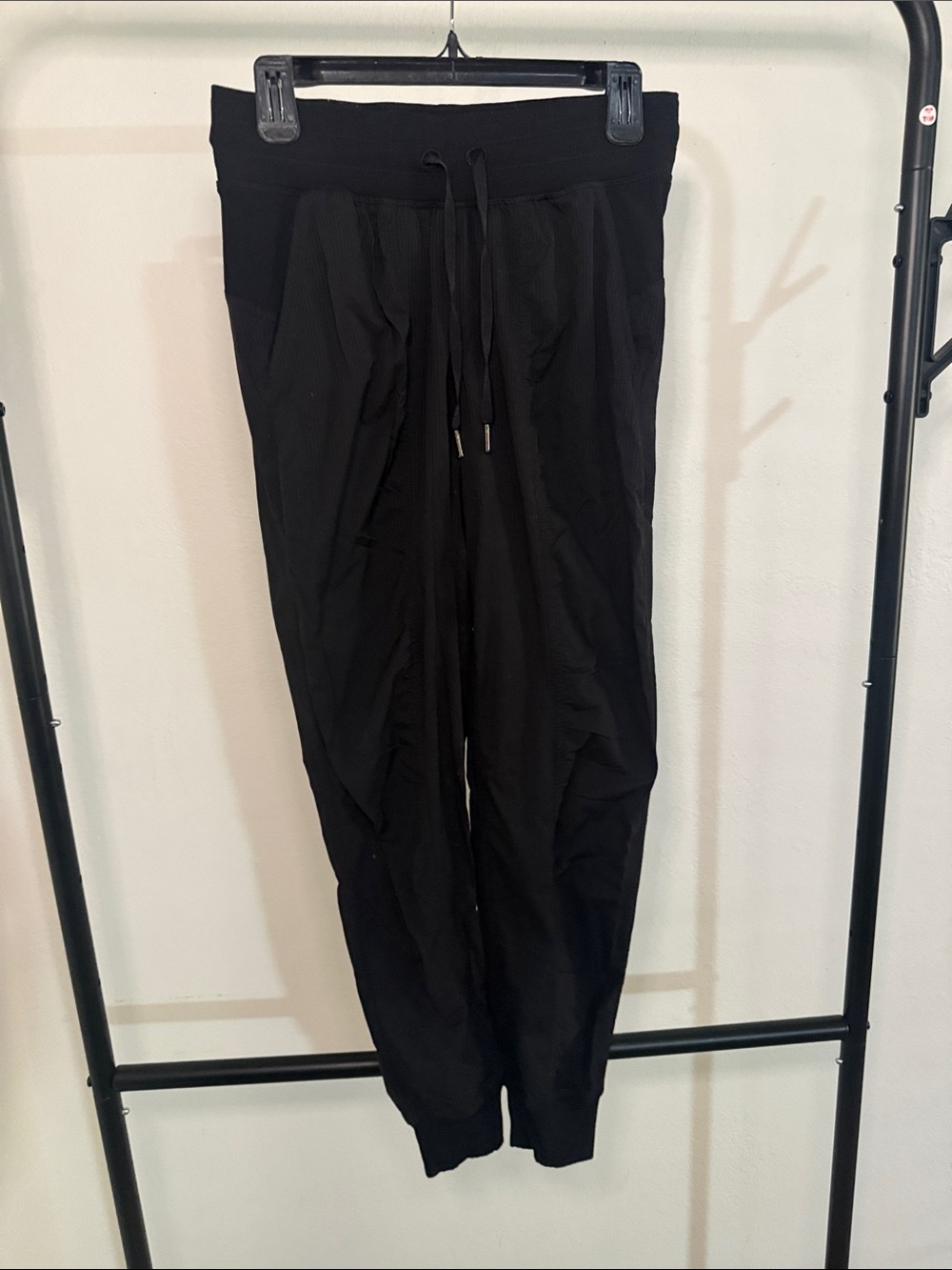 lululemon athletica Black Drawstring Slim Joggers